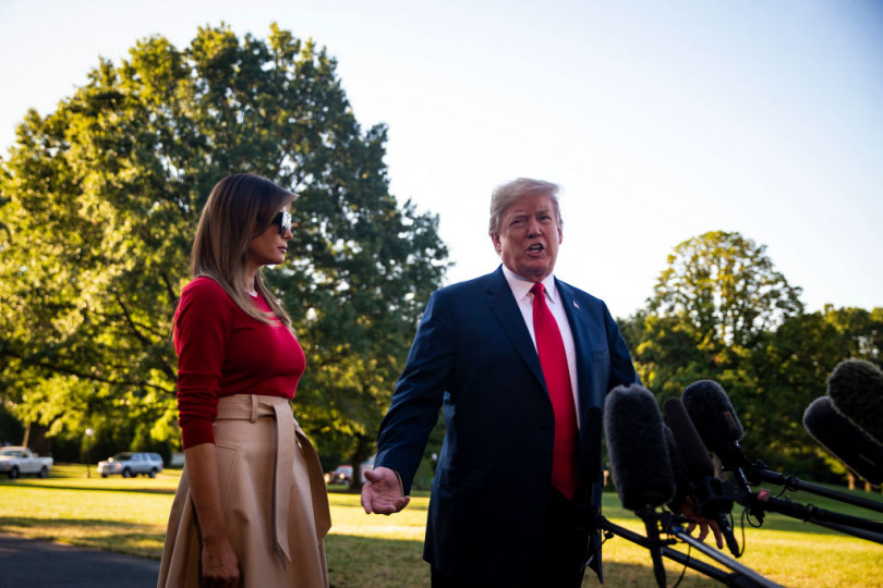 Мелания Трамп и Дональд Трамп