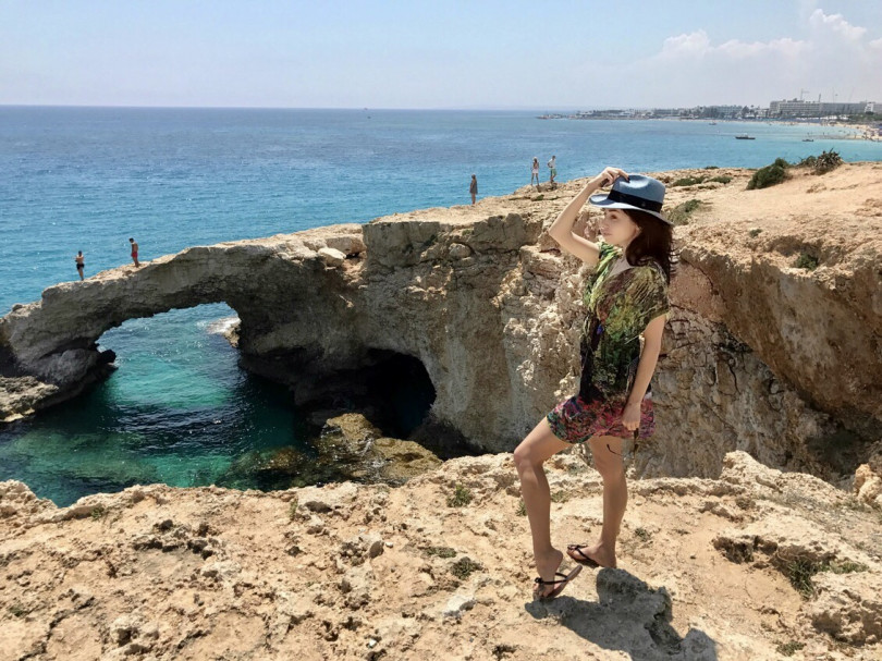 Екатерина Кухар провела отпуск на море