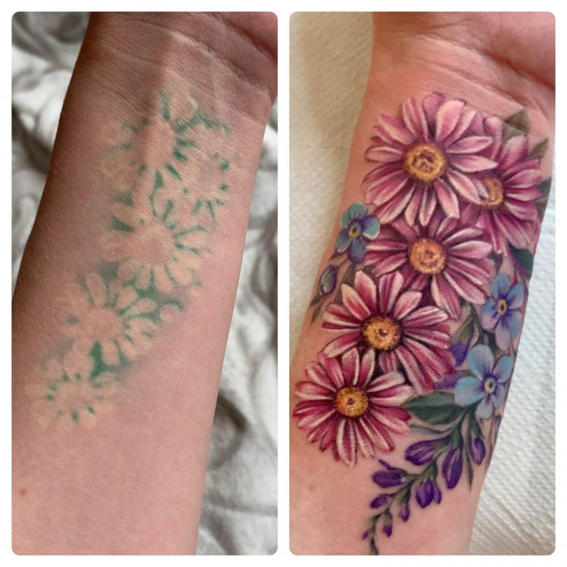 Яна Глущенко показала новое тату