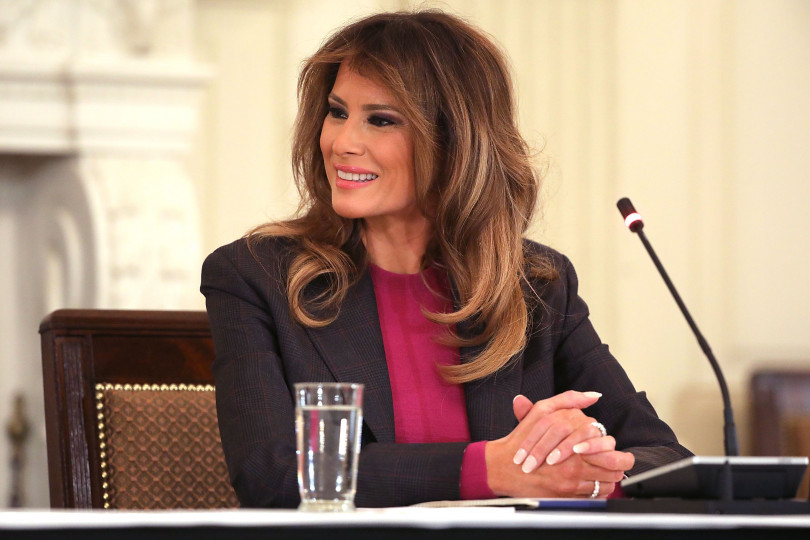 Мелания Трамп выступает
