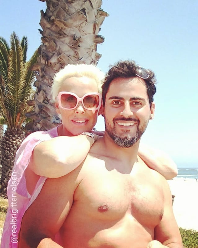 Бриджит Нильсен с молодым мужем