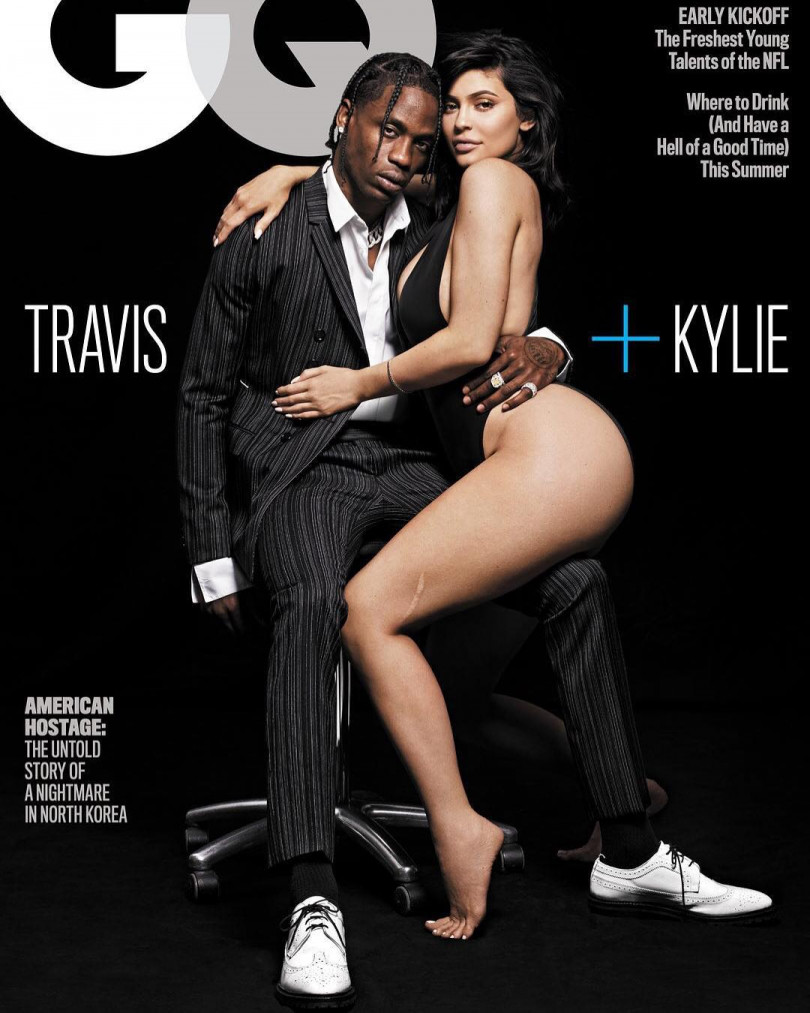 Кайли Дженнер и Трэвис Скотт на обложке GQ