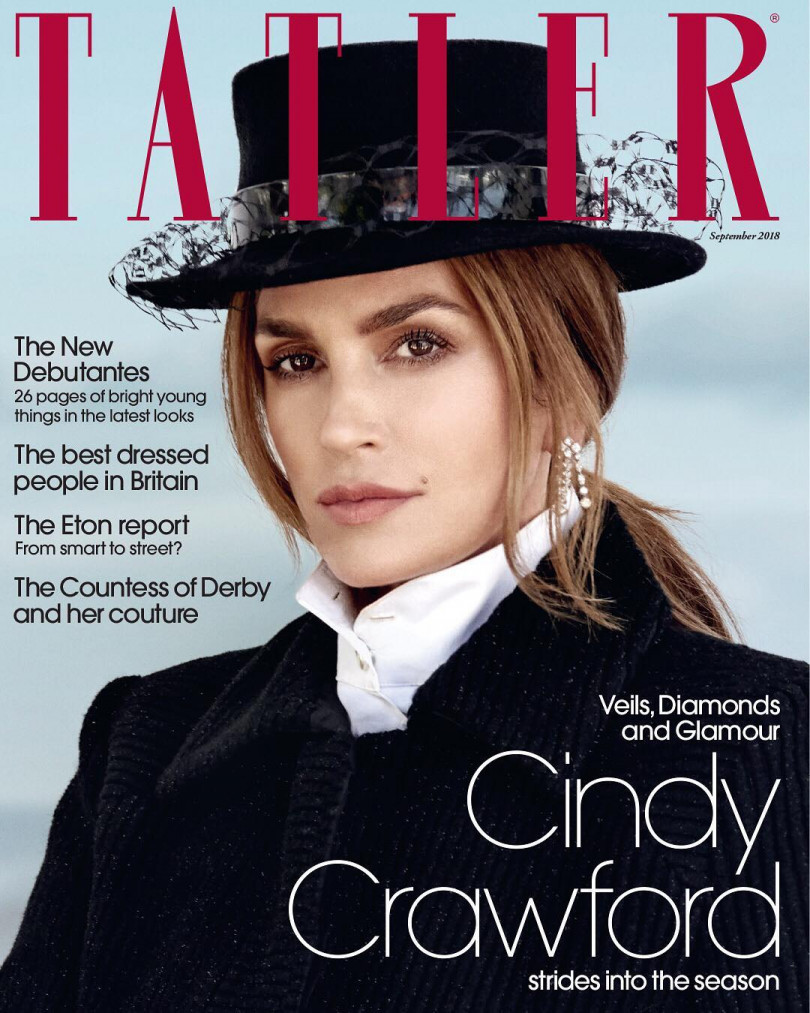 Синди Кроуфорд на обложке Tatler