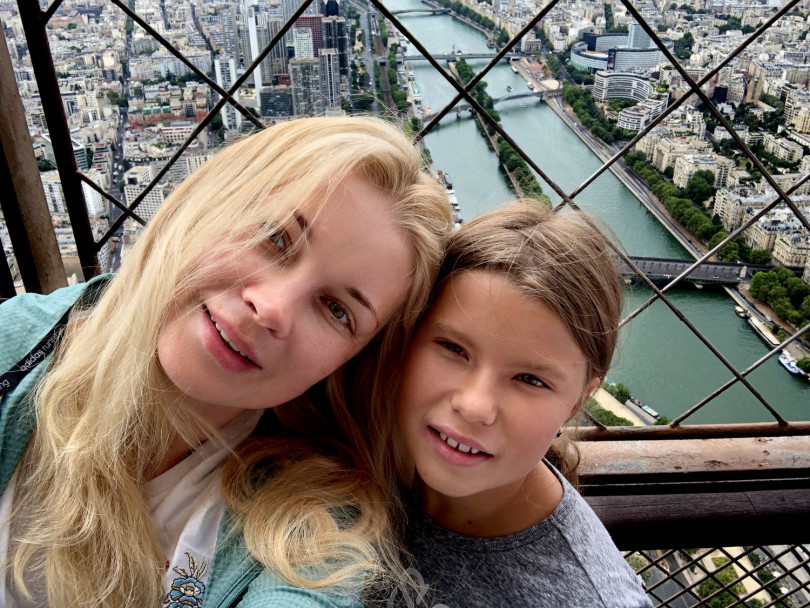 Лидия Таран провела отпуск во Франции