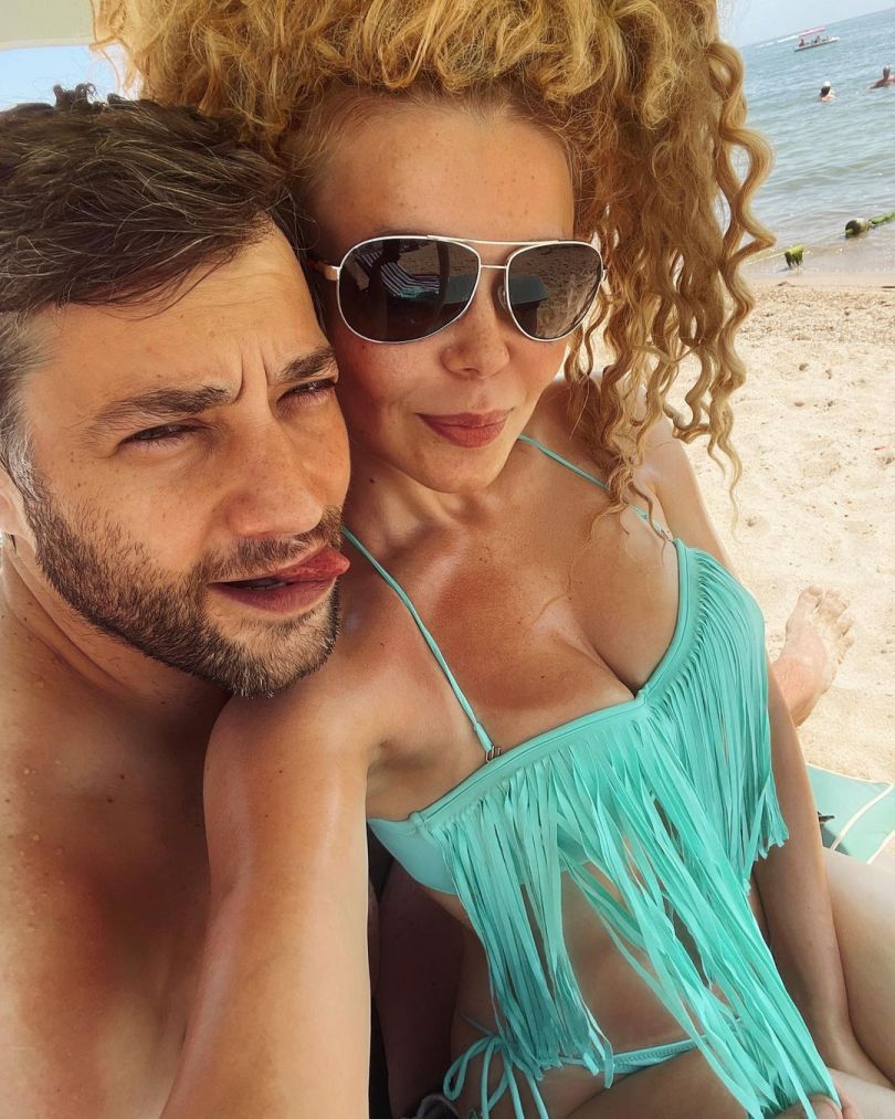 Алина Гросу и Роман Полянский на отдыхе