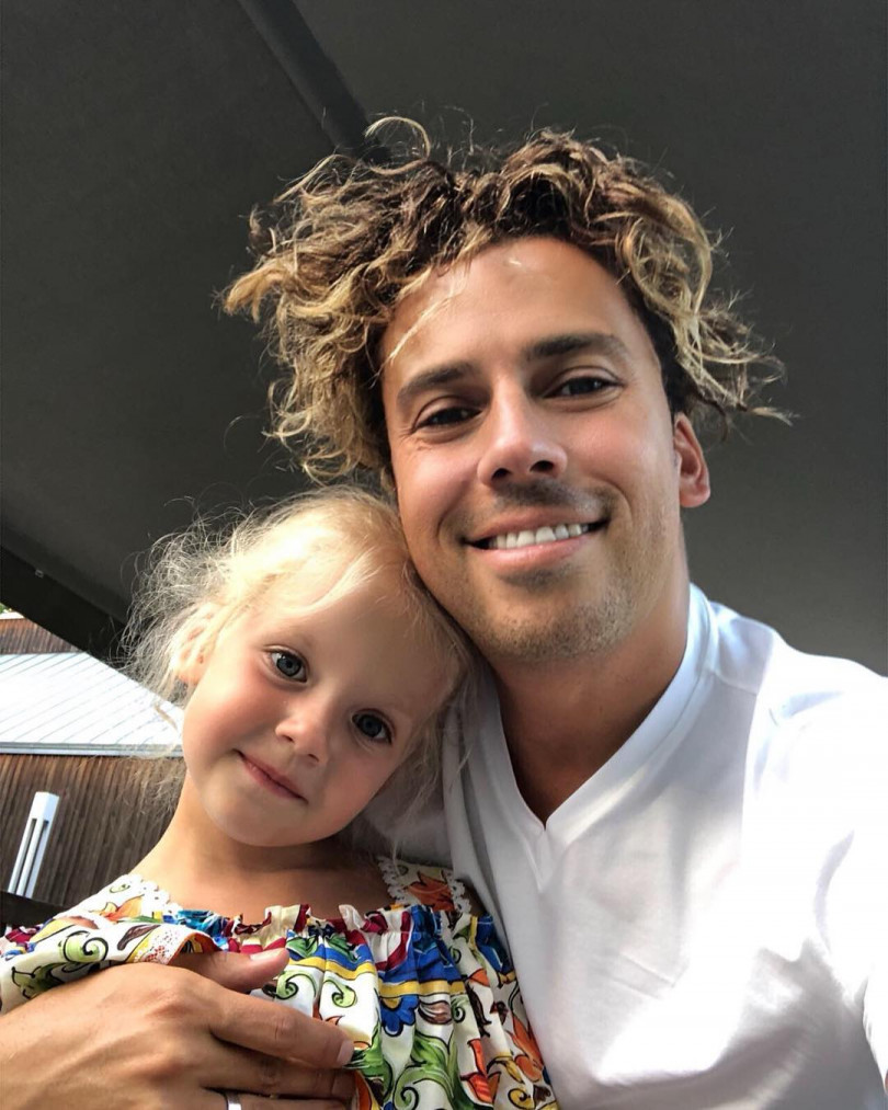 Максим Галкин с дочкой