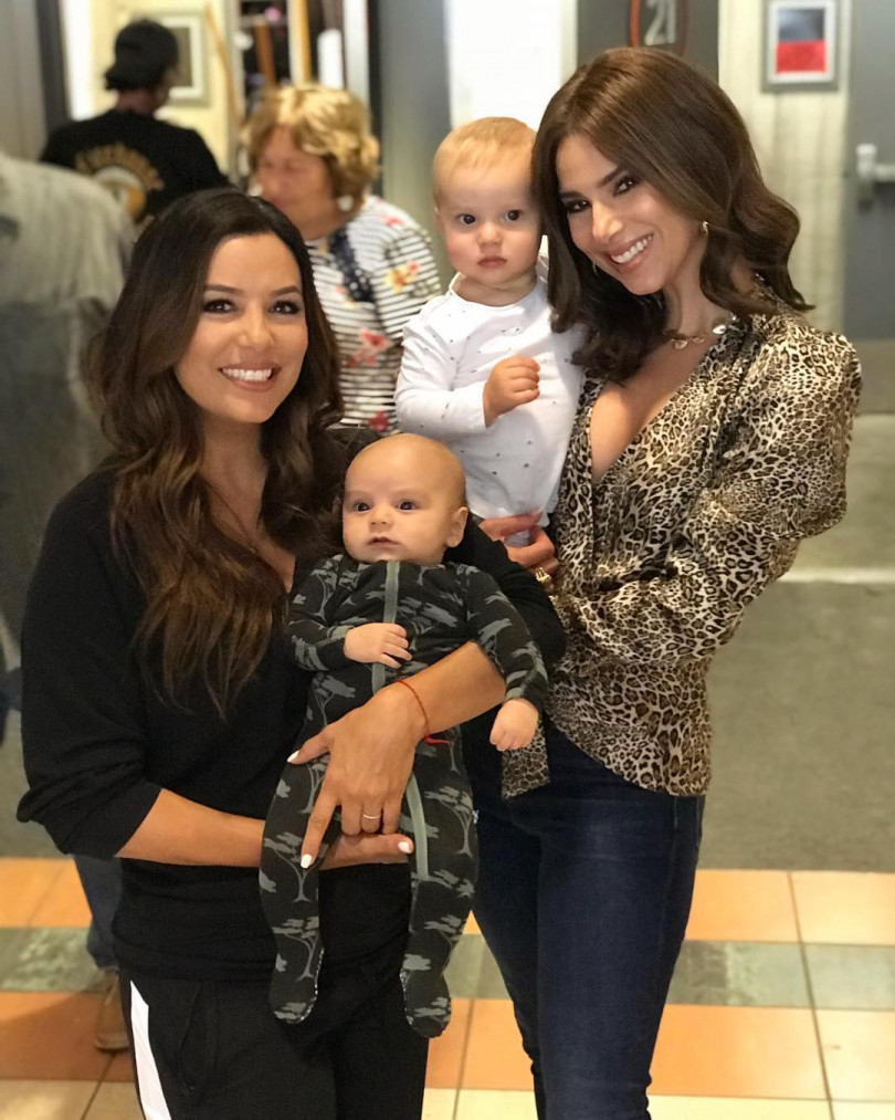 Ева Лонгория с сыном