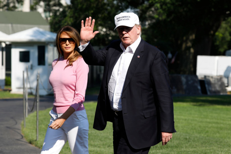 Мелания и Дональд Трамп