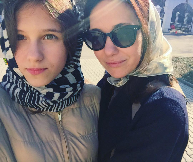 Екатерина Климова со своей дочкой