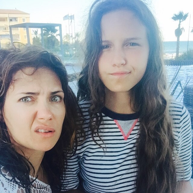 Екатерина Климова со своей дочкой