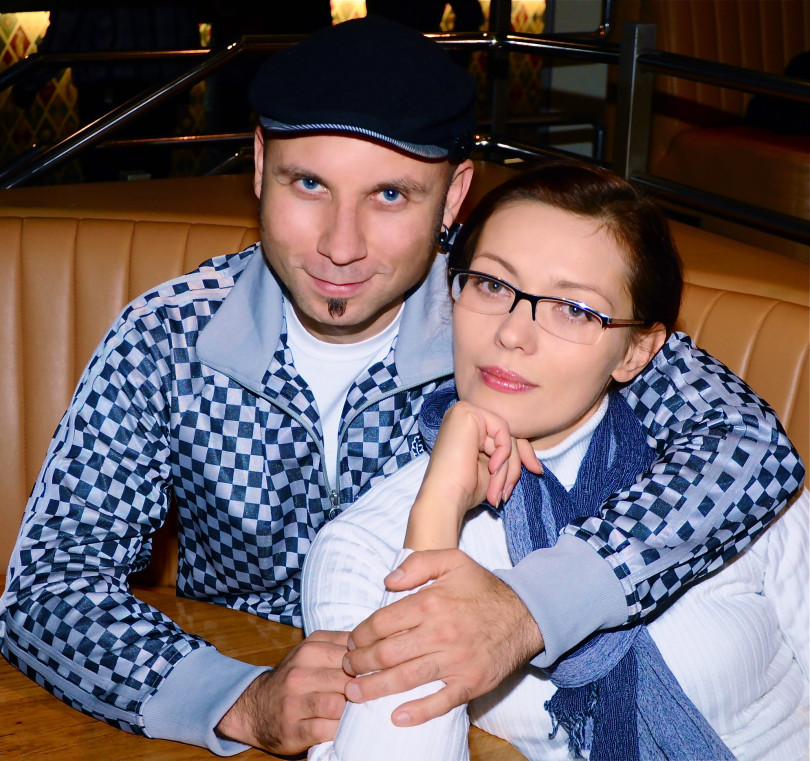 Вадим Красноокий с женой Оксаной