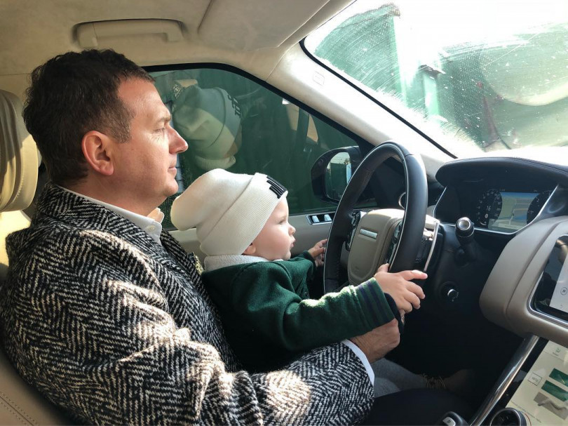 Юрий Горбунов с сыном