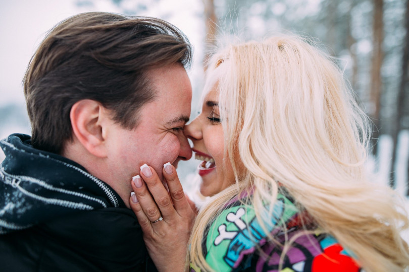 Лилия Ребрик с мужем