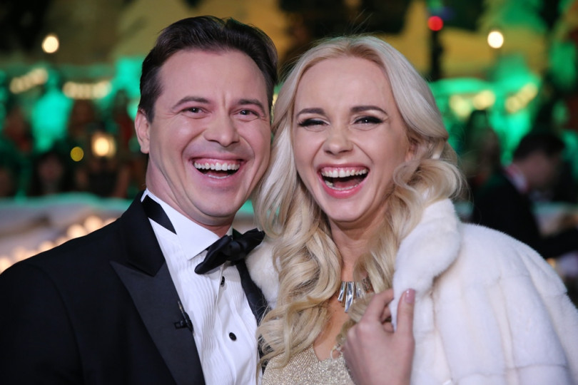 Лилия Ребрик с мужем