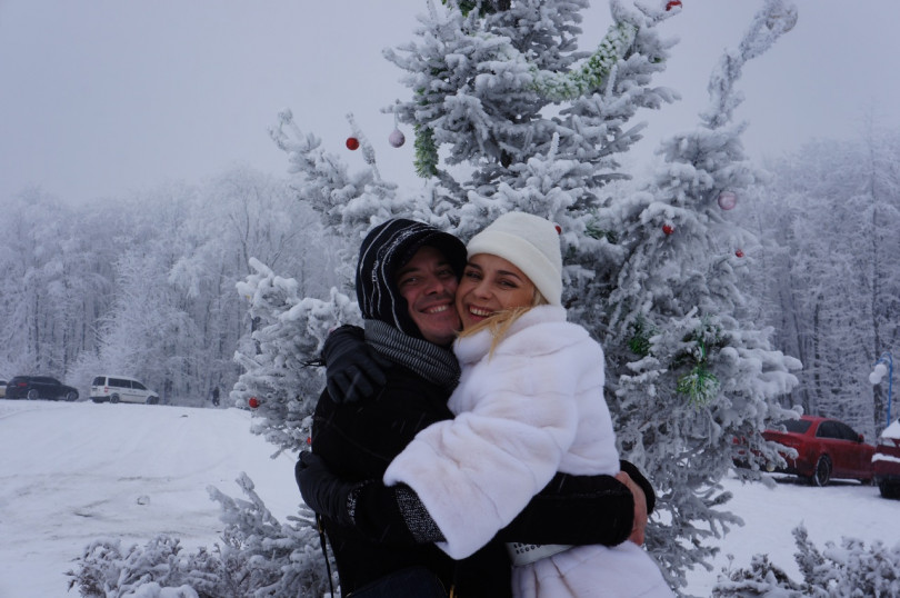 Лилия Ребрик с мужем