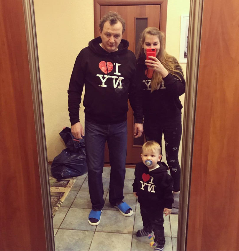 Марат и Елизавета Башаровы с сыном