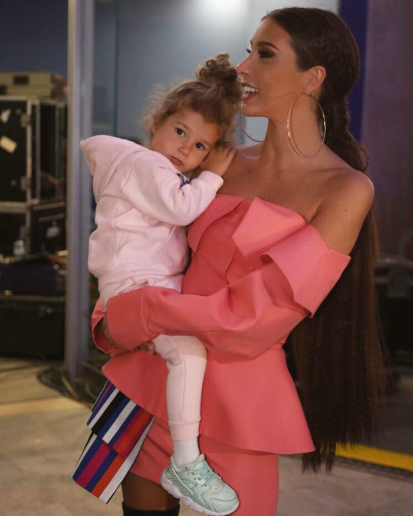 Кети Топурия с дочкой