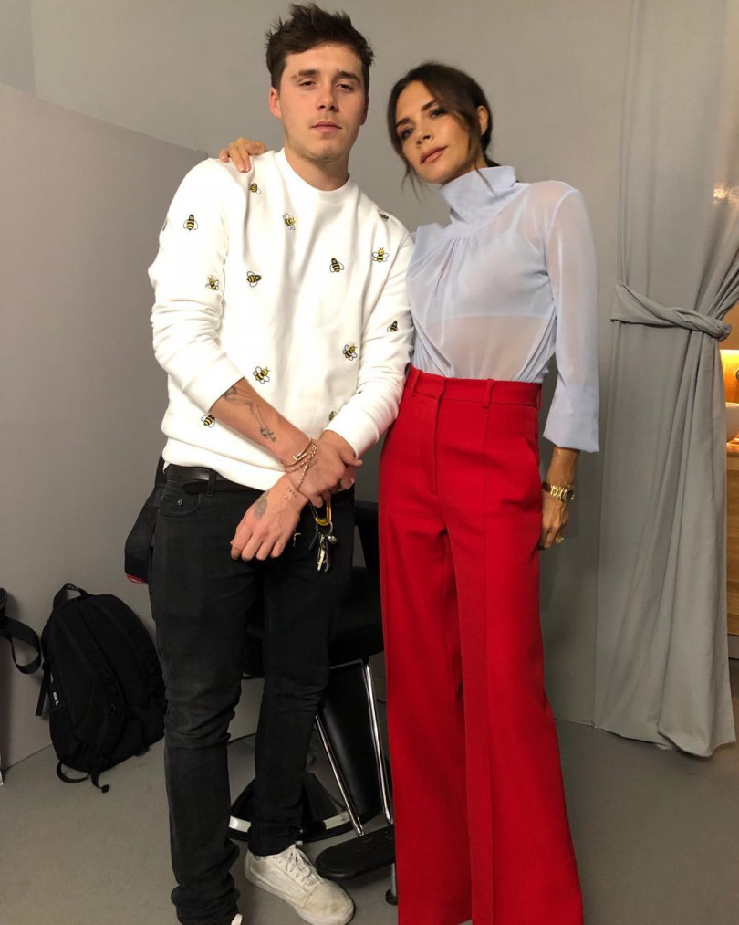 Виктория Бекхэм с Бруклином