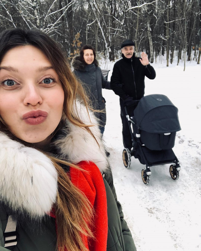 Регина Тодоренко с сыном