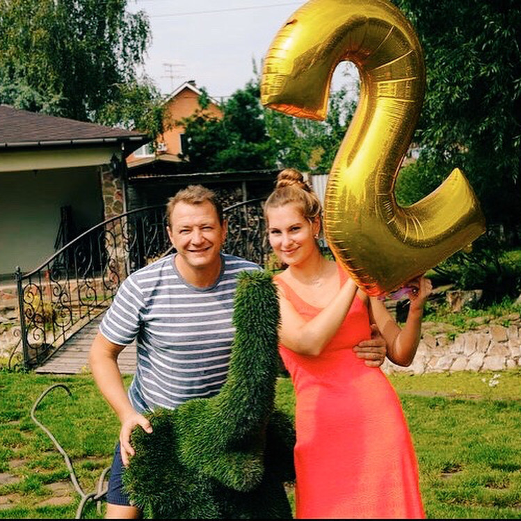 Марат Башаров с женой