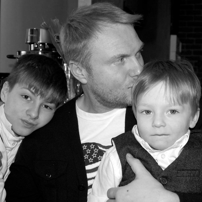 Евгений Рыбчинский и его дети