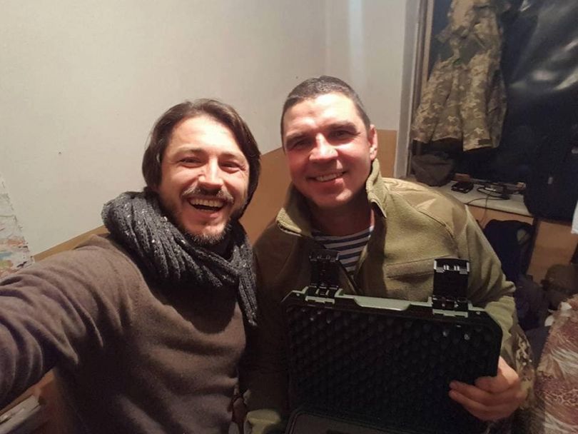 Притула и боец АТО