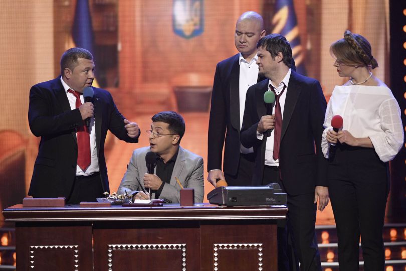 Александр Пикалов и Владимир Зеленский - на шоу Вечерний квратал