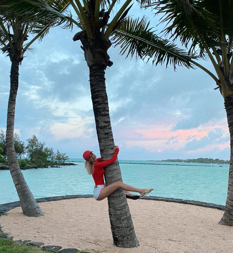 Миша Романова отдохнула на Маврикии