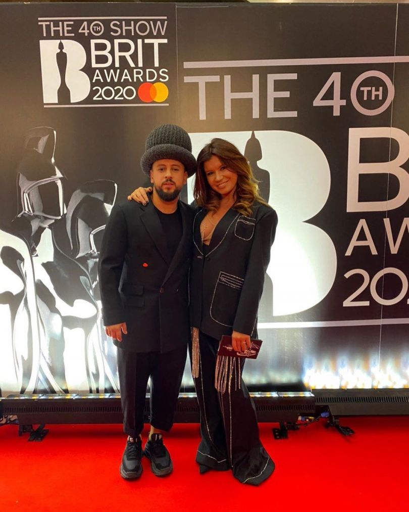 Дима Монатик и его жена Ирина Монатик побывали в Лондоне на премии Brit Awards 2020