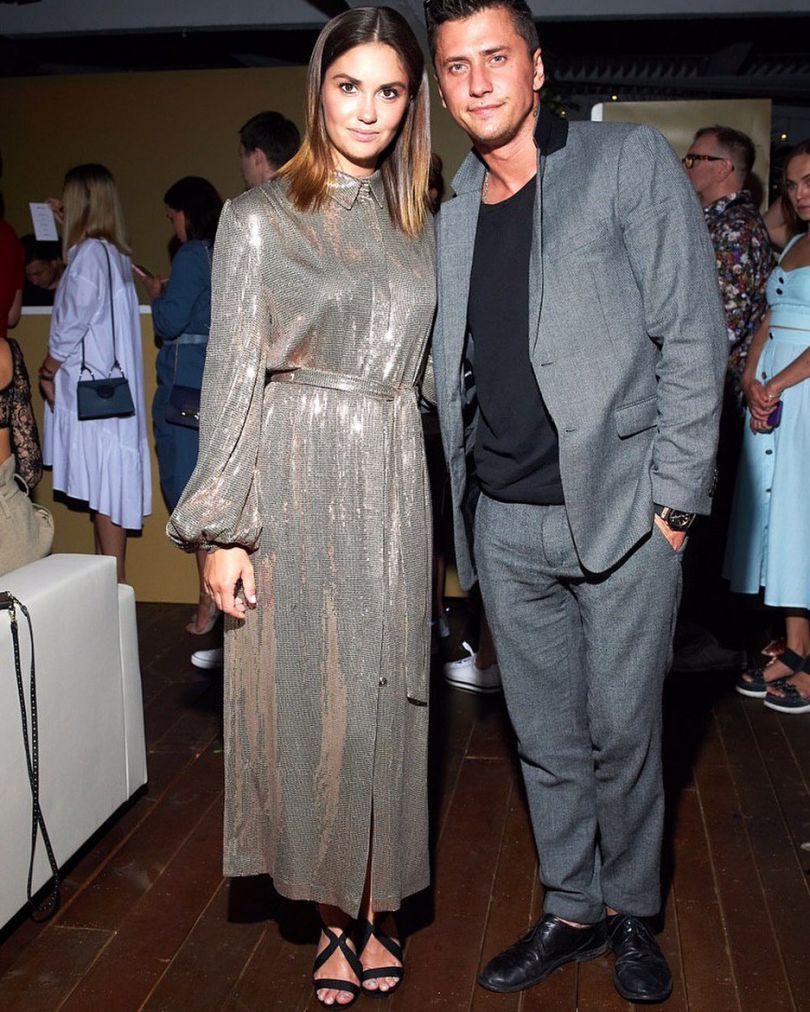 Агата Муцениеце и Павел Прилучный