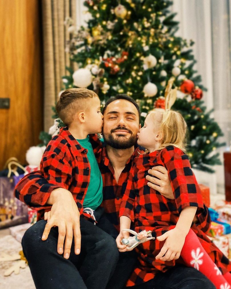 Эдгар Каминский с детьми