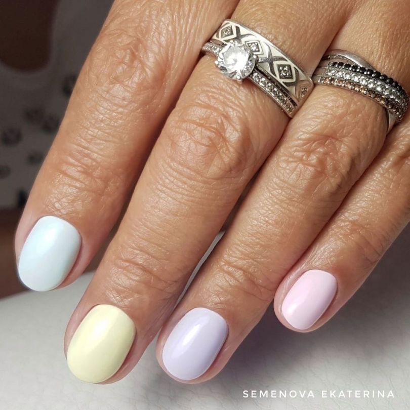 Пастельный маникюр