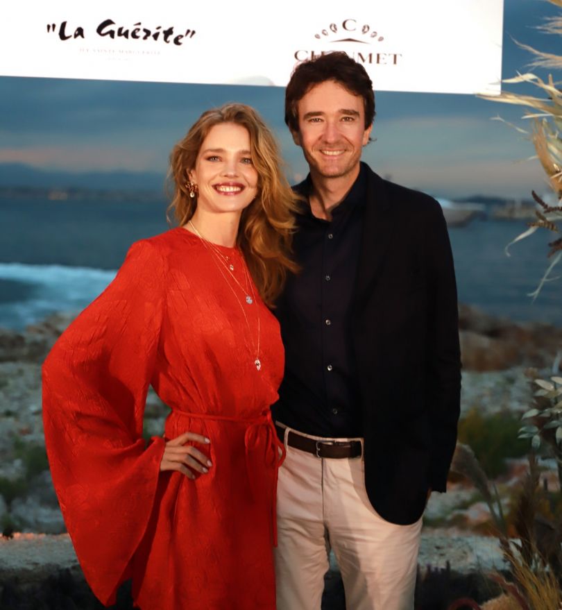Наталья Водянова и Антуан Арно в Каннах