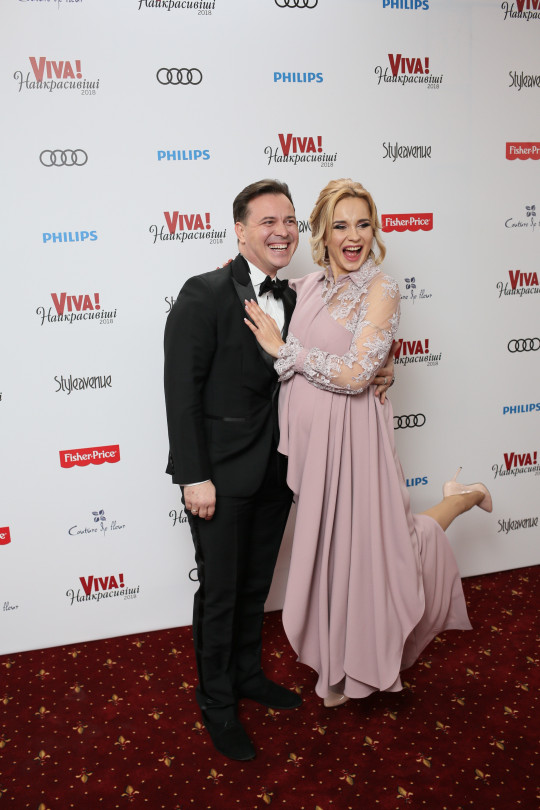 Беременная на последних месяцах Лилия Ребрик произвела фурор на красной дорожке